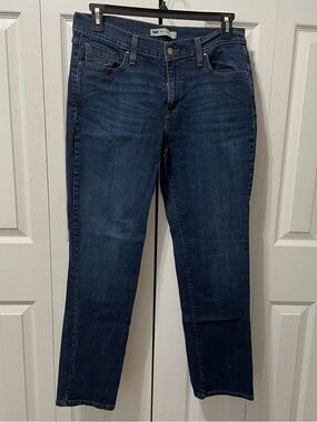 Levi's 505 Dark Blue Straight-Leg Jeans